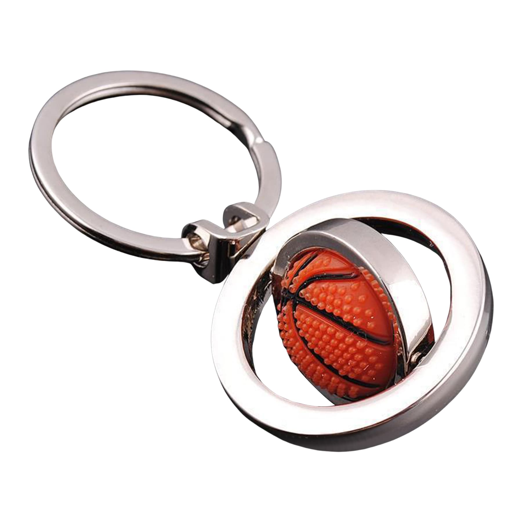 Basketball bottle opener keychain