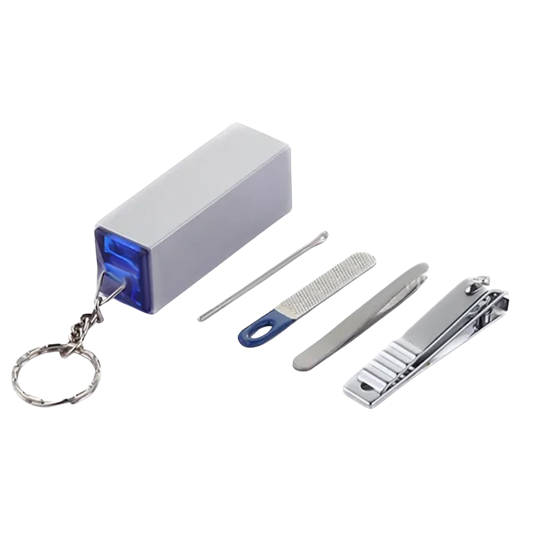 4pcs Manicure Pillar Set Keychain