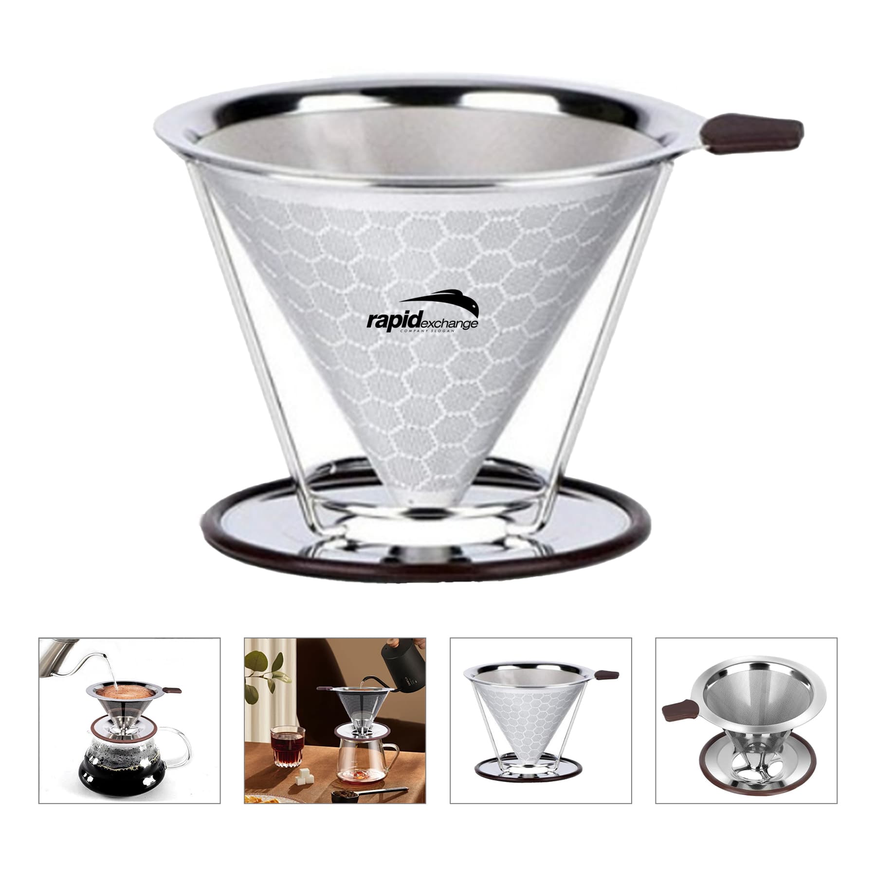 Stainless Steel Pour Over Coffee Filter