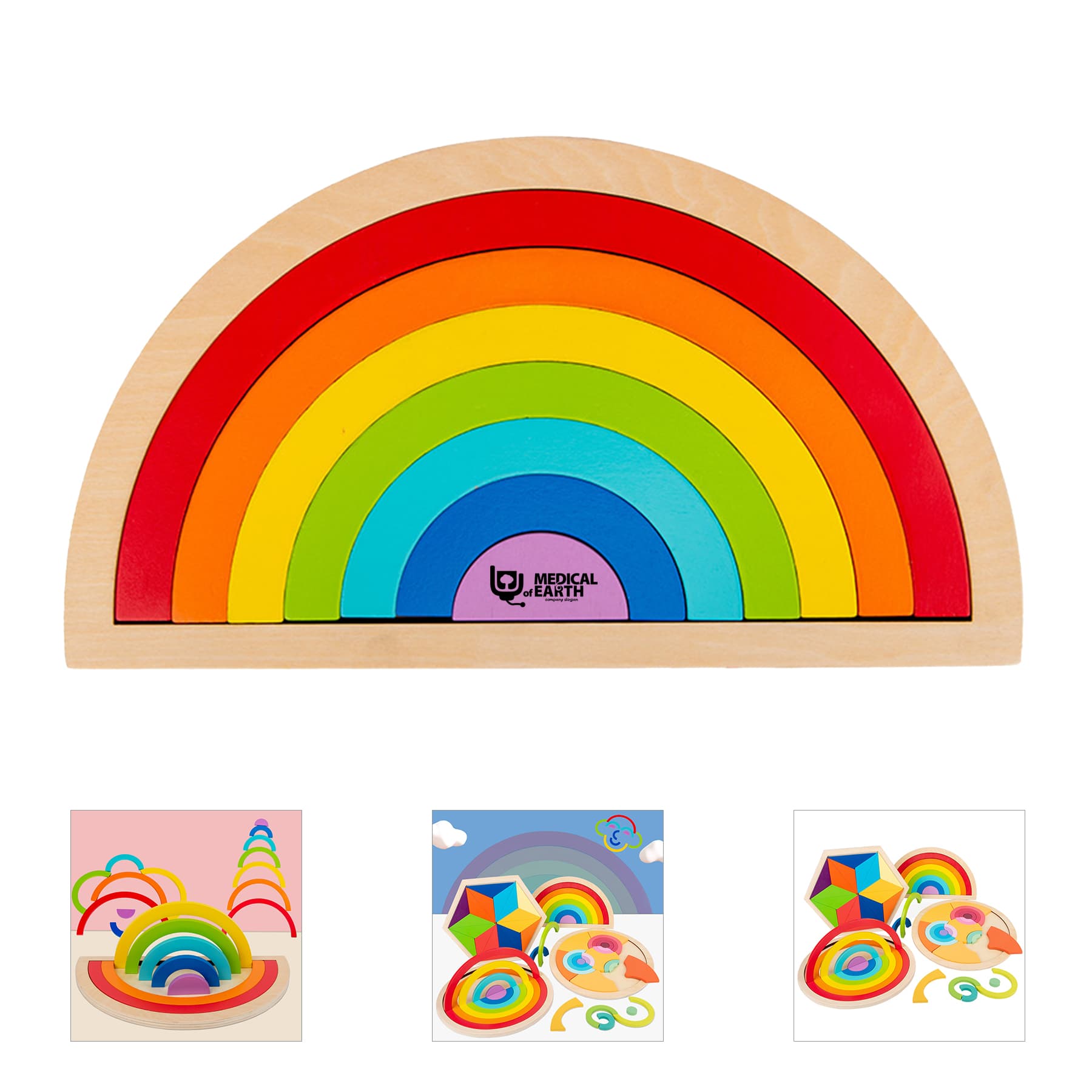 A jigsaw puzzle that benefits children's intelligence