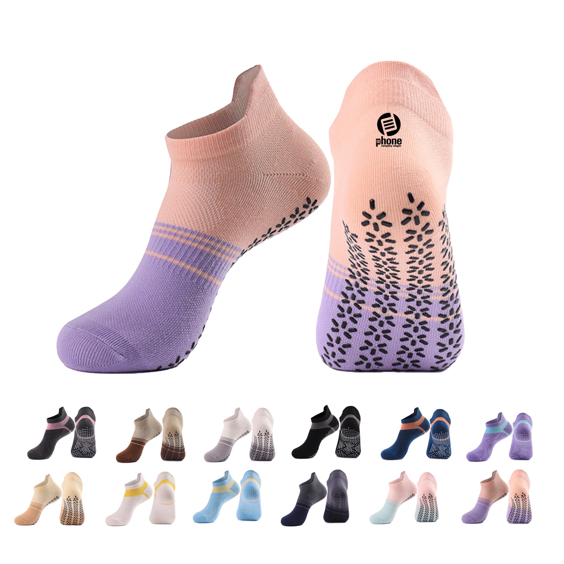 Men'S Non-Slip Yoga Socks