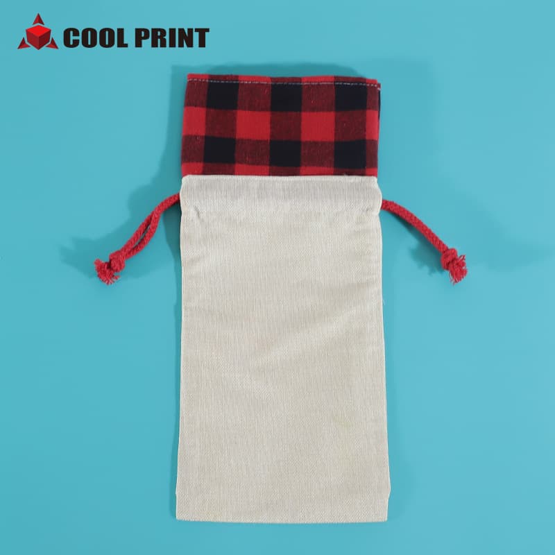 Cotton Hemp Wine Bag