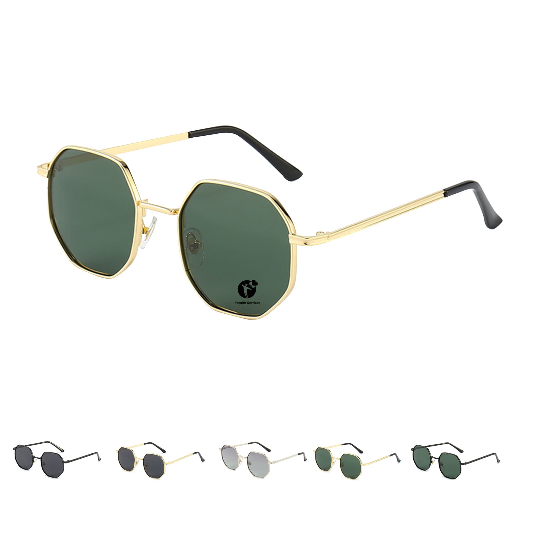 Octagon Retro Sunglasses