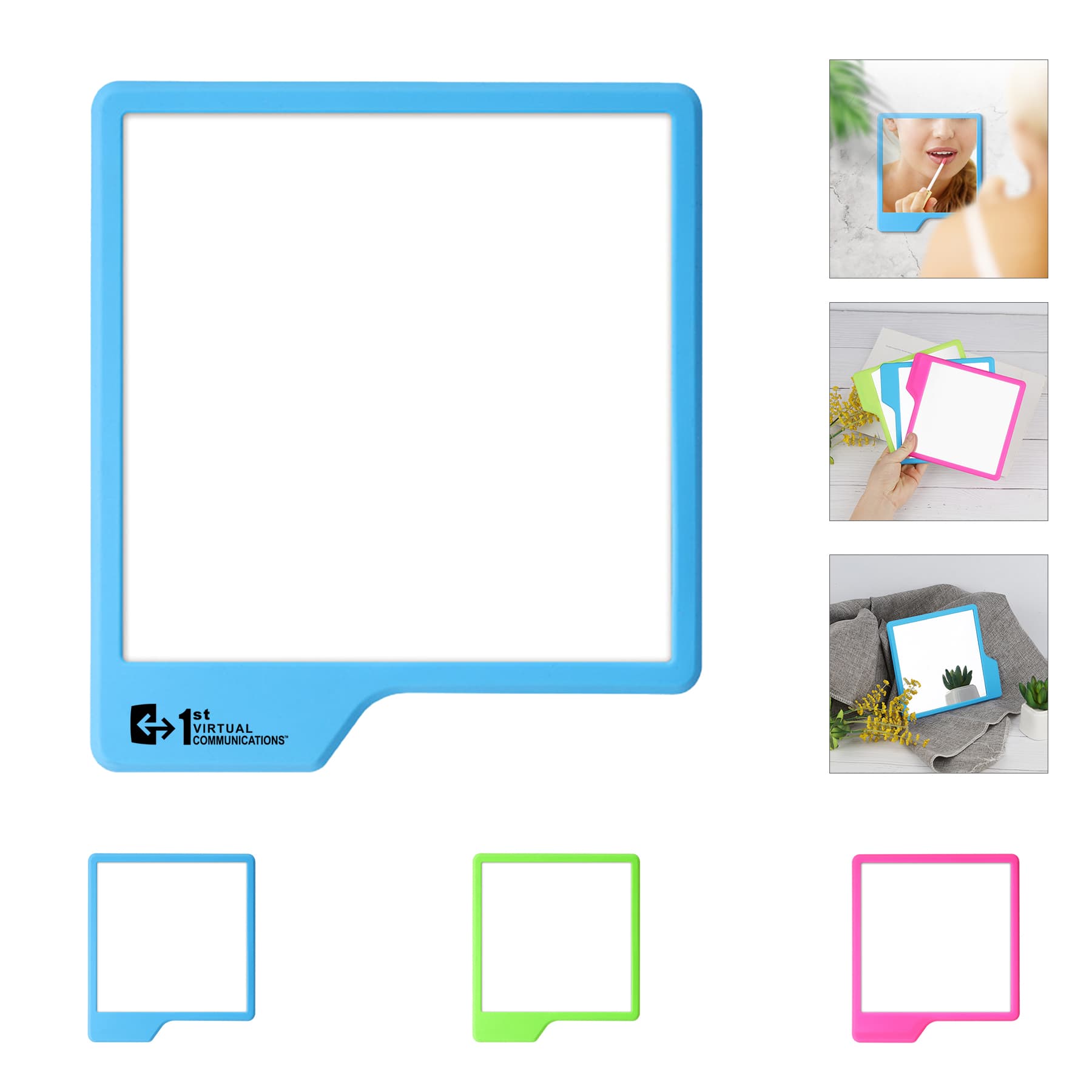 Portable Silicone Make-Up Mirror