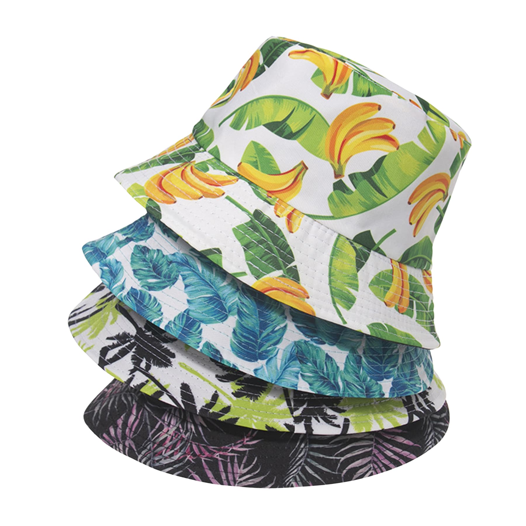 Double-sided heat transfer printing bucket hat