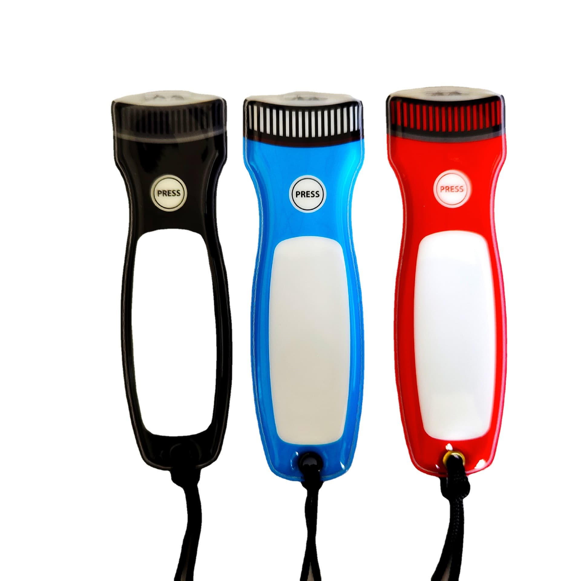 PVC Flat LED Flashlight with Wrist Strap