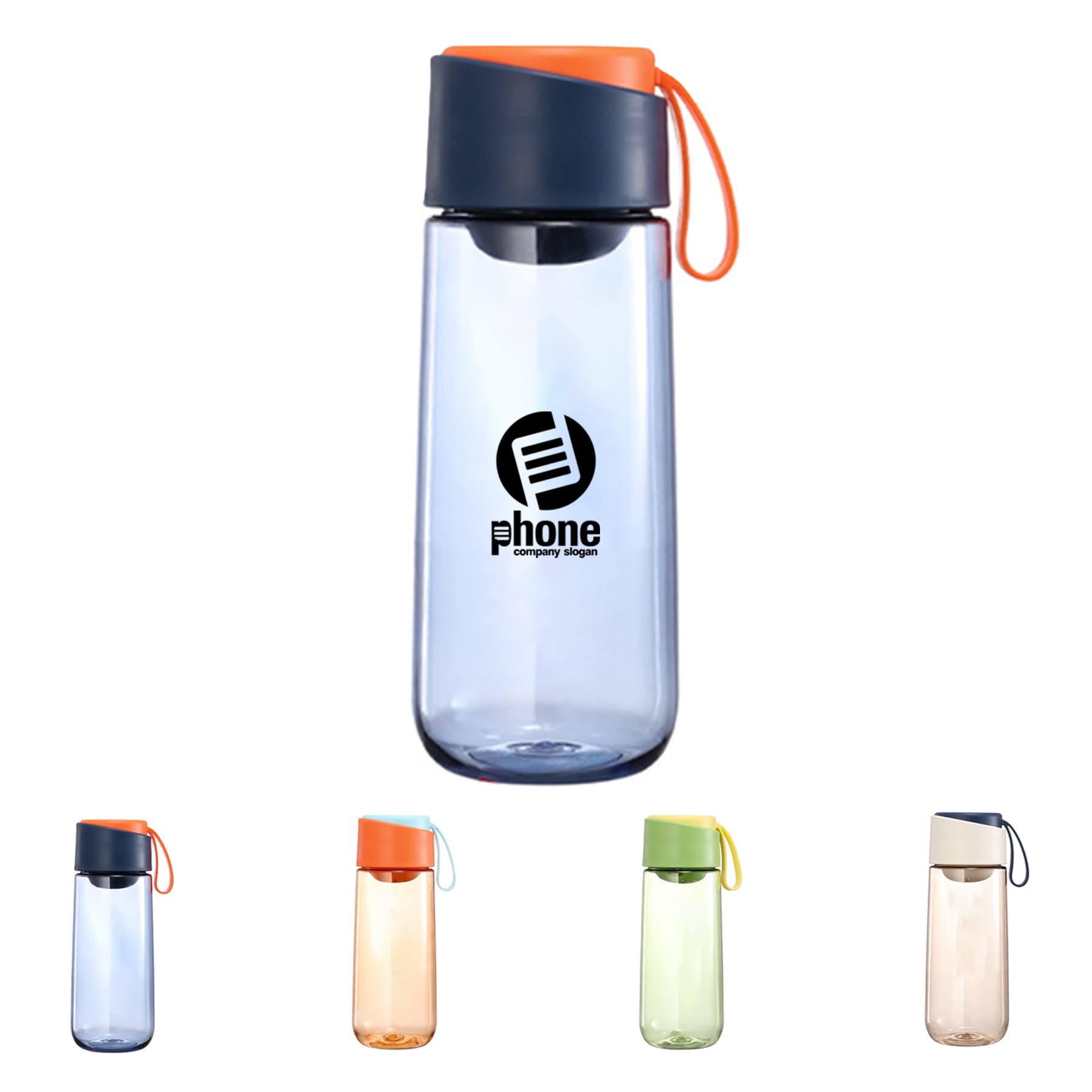 Portable BPA Free Reusable Water Bottle