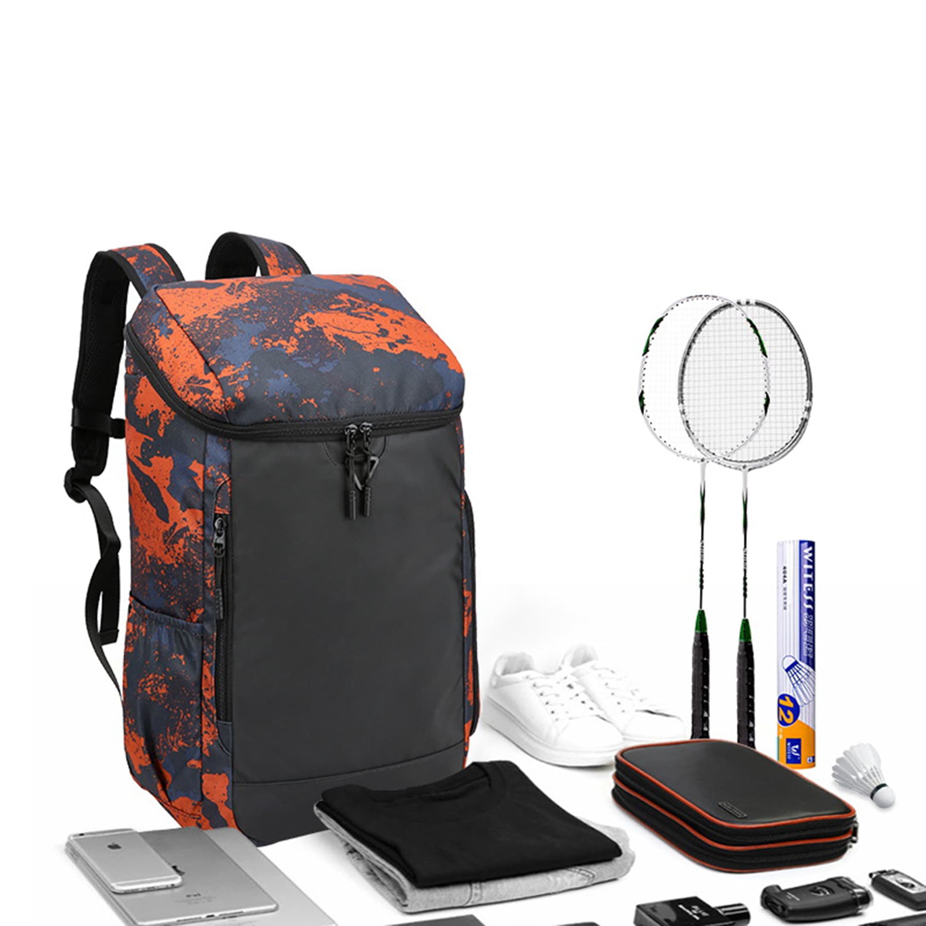 Tennis Backpack with Shoe Compartment