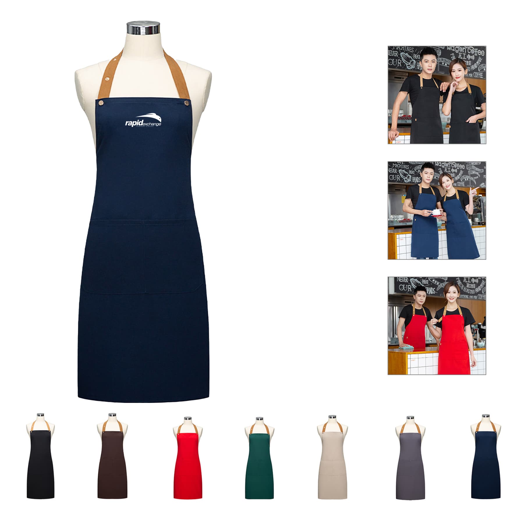 Waterproof Halter Canvas Apron