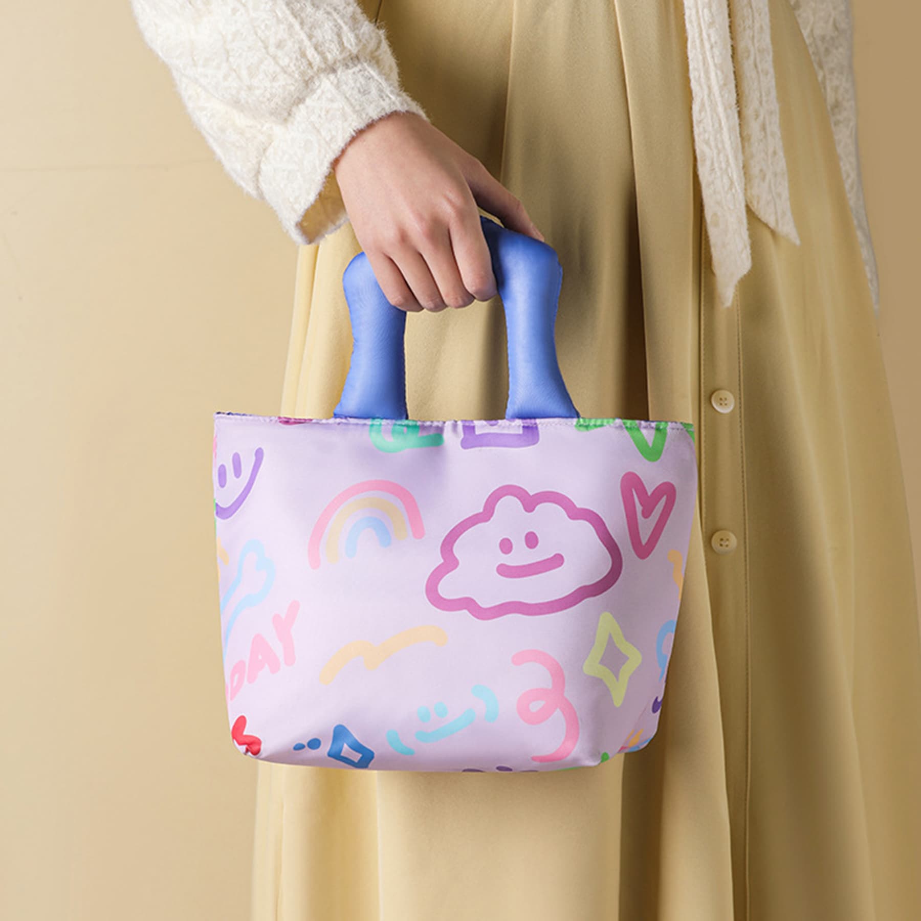 Hand-drawn Graffiti Lunch Bag