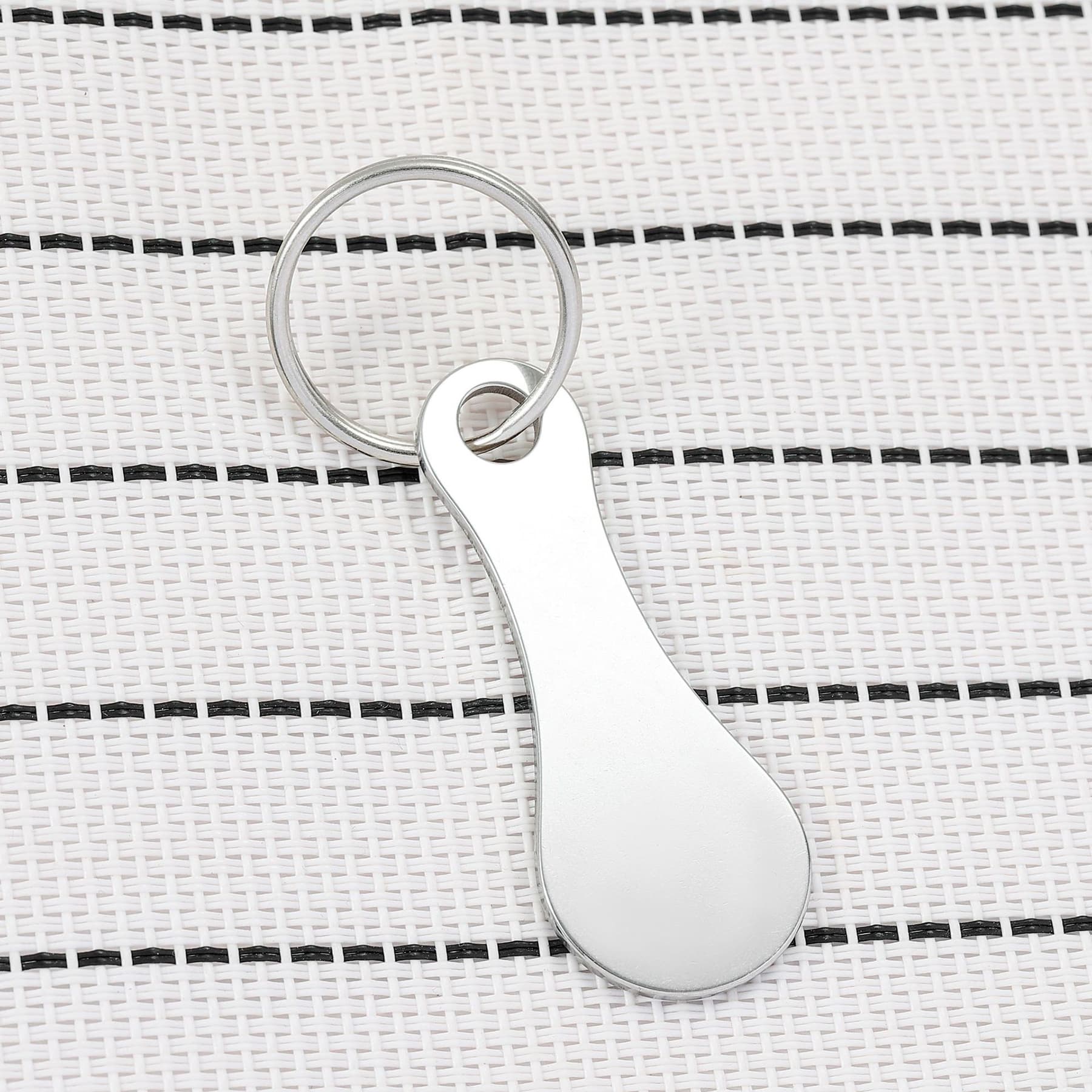 Supermarket Token Tag Steel Pendant