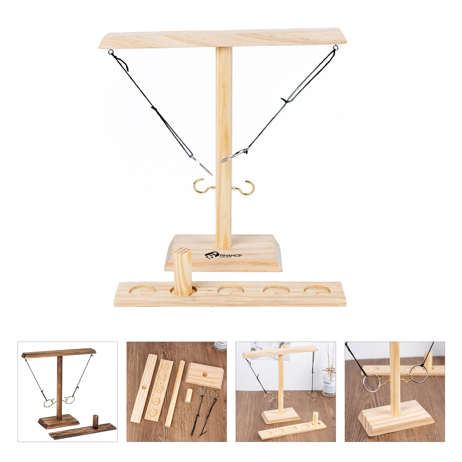 Wooden Ring toss Game
