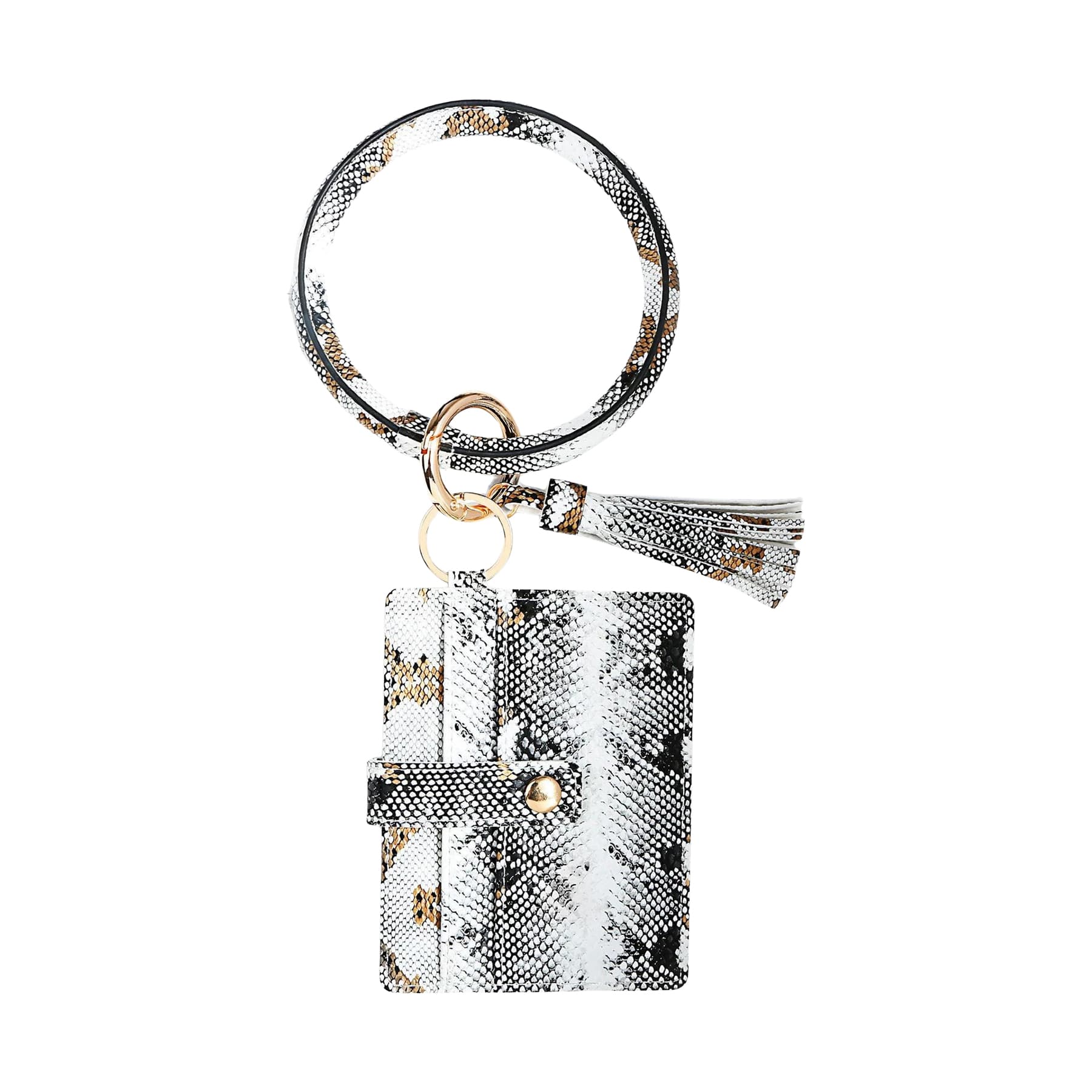 Animal Stria Upgrade Tassel Key Ring Bracelet Wallet Combo