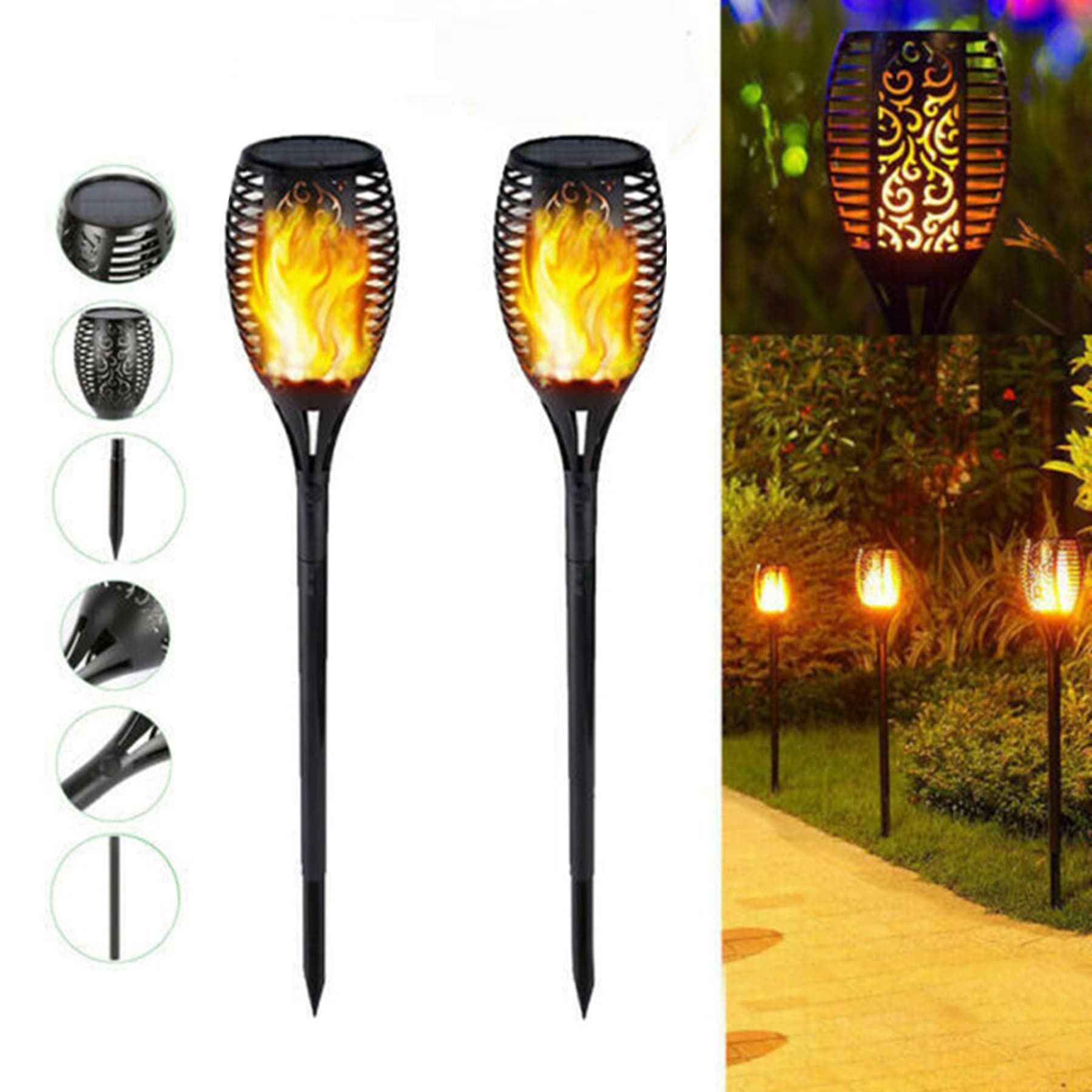 Solar outdoor patio garden landscape light