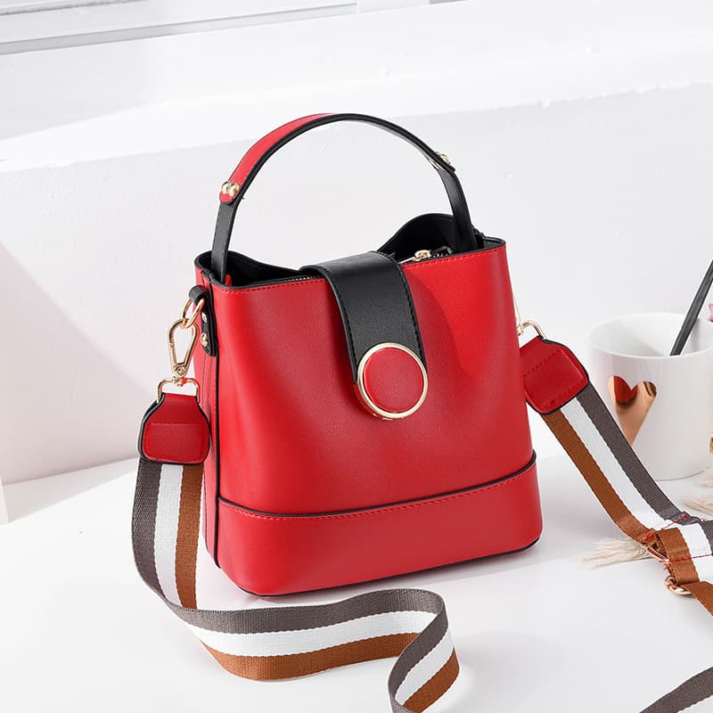 Color-Blocked Handbag