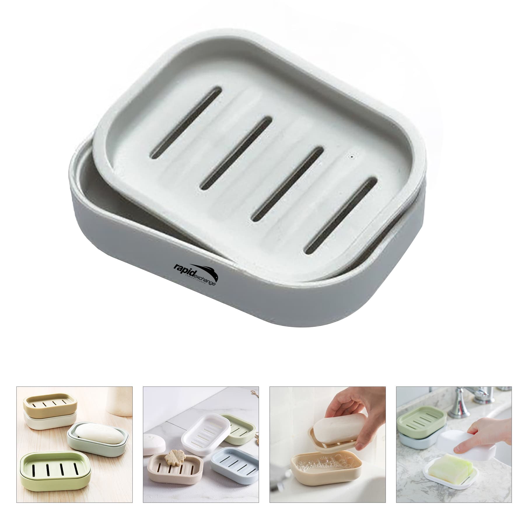 Carrot Design Drain Soap Holder