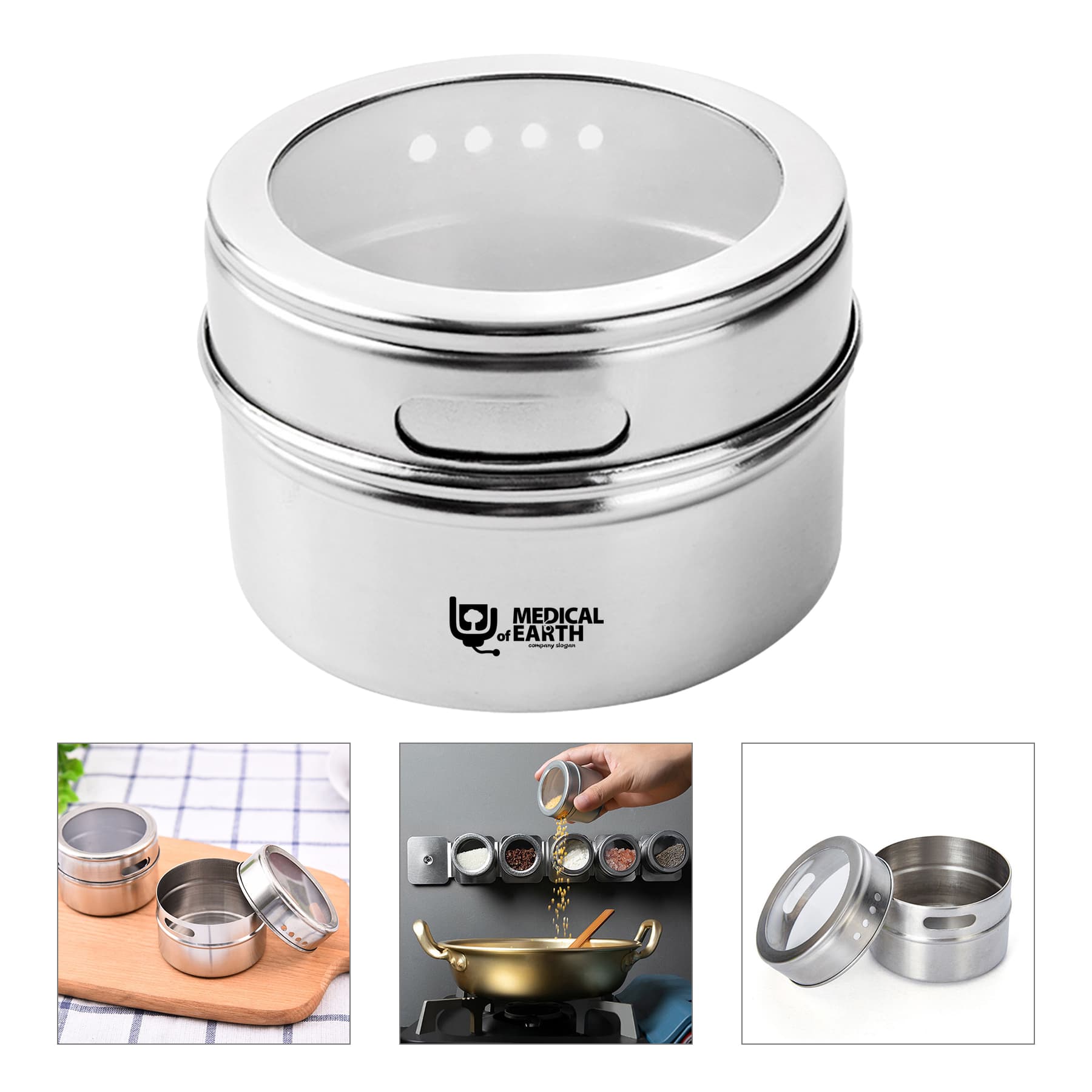 Stainless Steel Seasoning Box