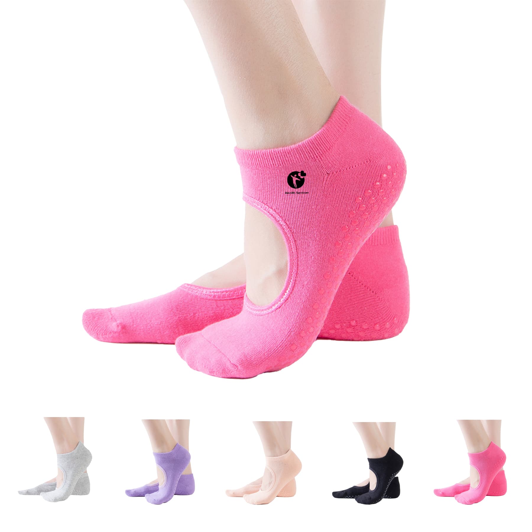 Backless Yoga Socks