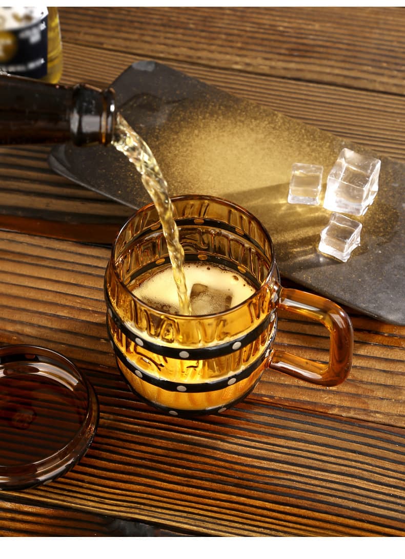 16oz Pirate Barrel Beer Mug