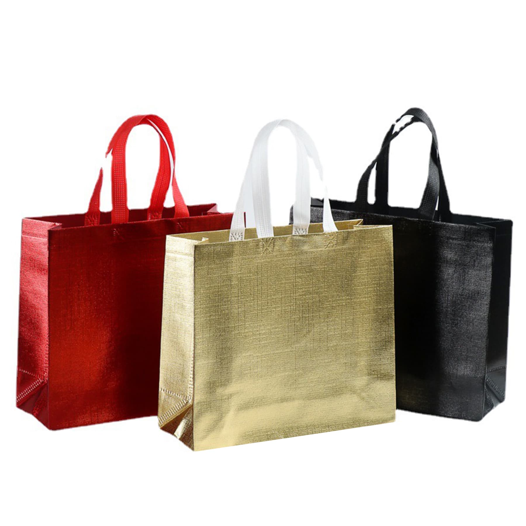 3D laser color tote non-woven bag