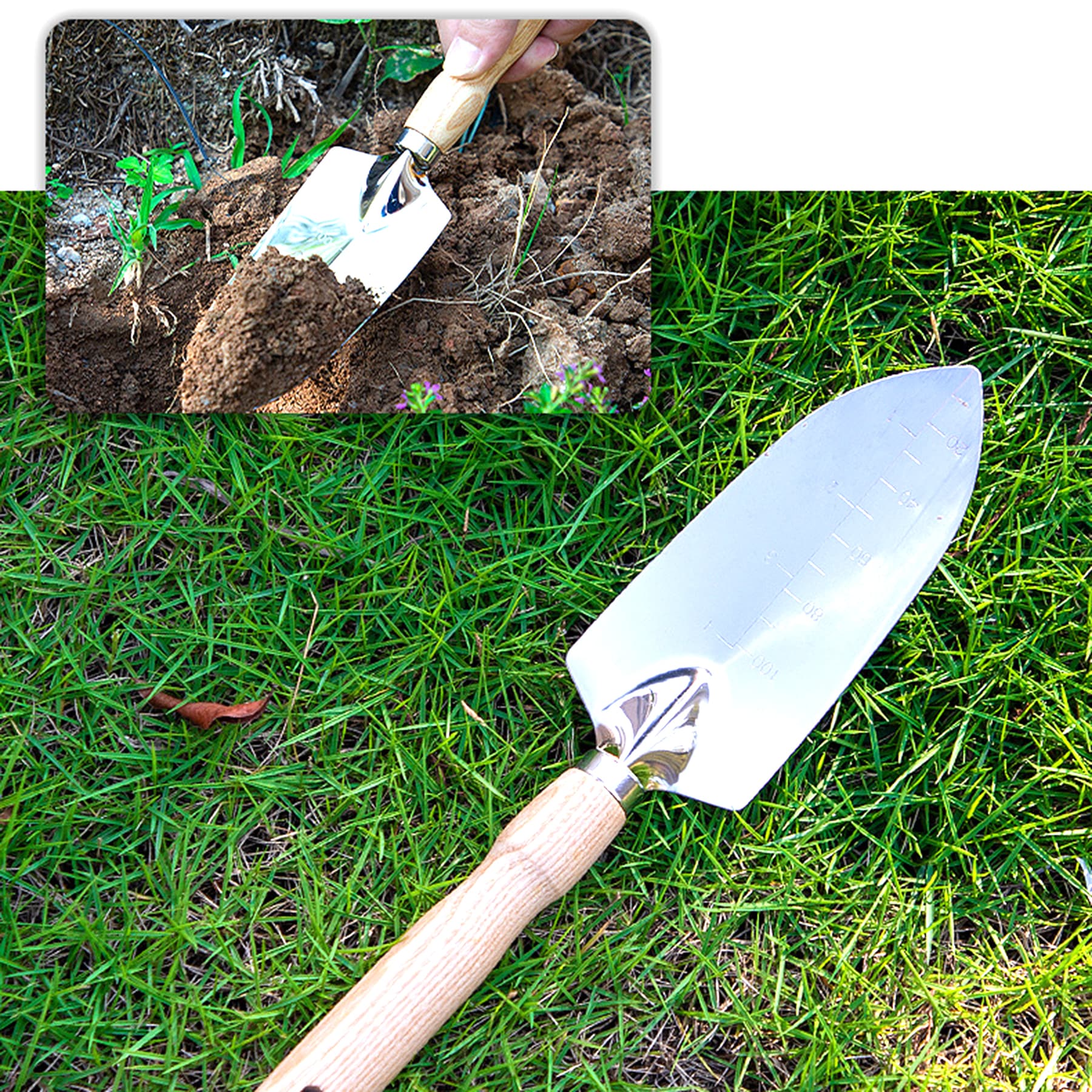 Gardening Tools Stainless Steel 5-Piece Set