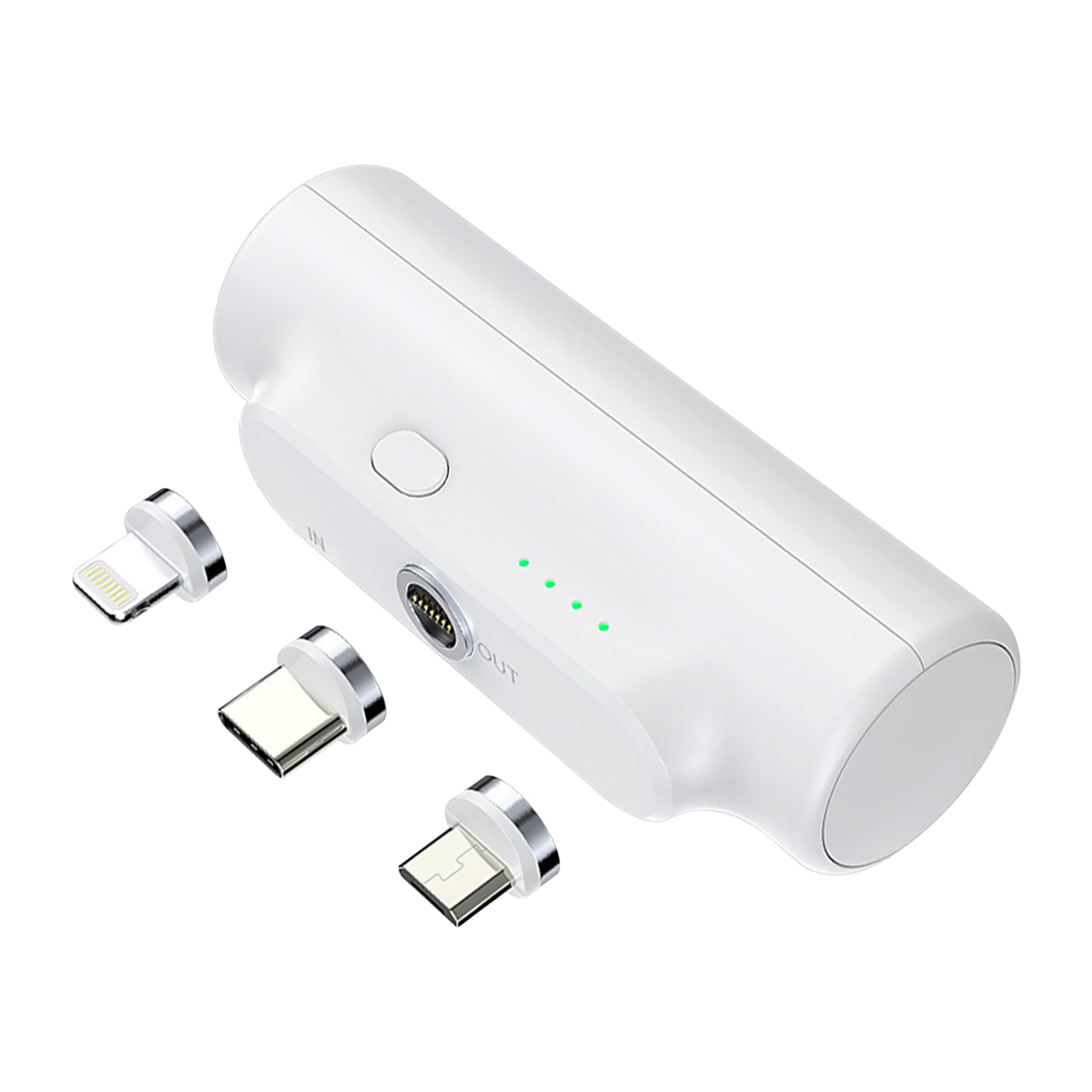 3000Mah Portable Power Bank With Magnetic Plug