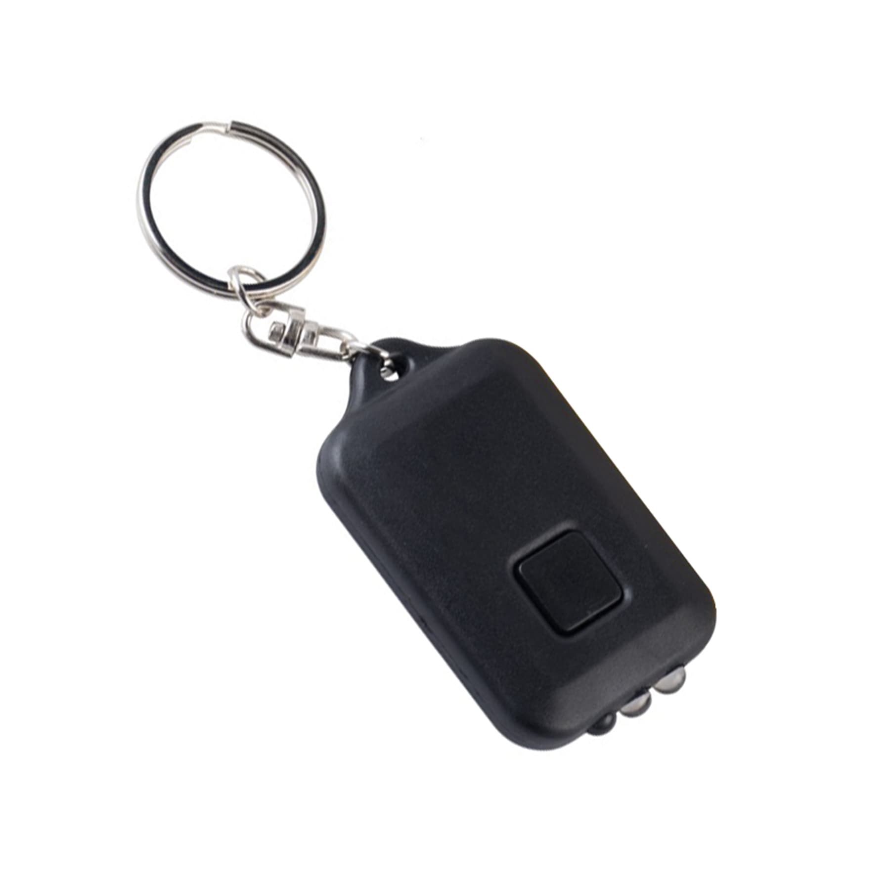 Solar Powered Led Flashlight Keychain