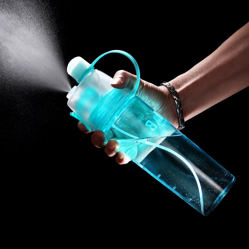 Portable Clear Spray Water Bottle 20Oz