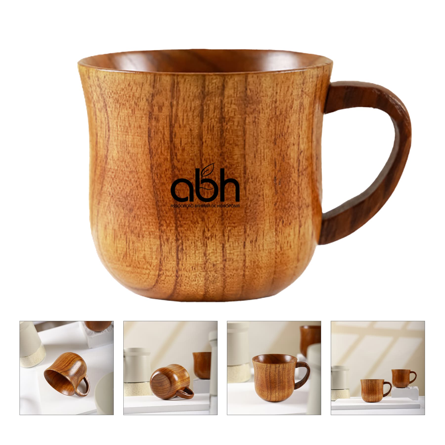 Natual Wooden Coffee Cup