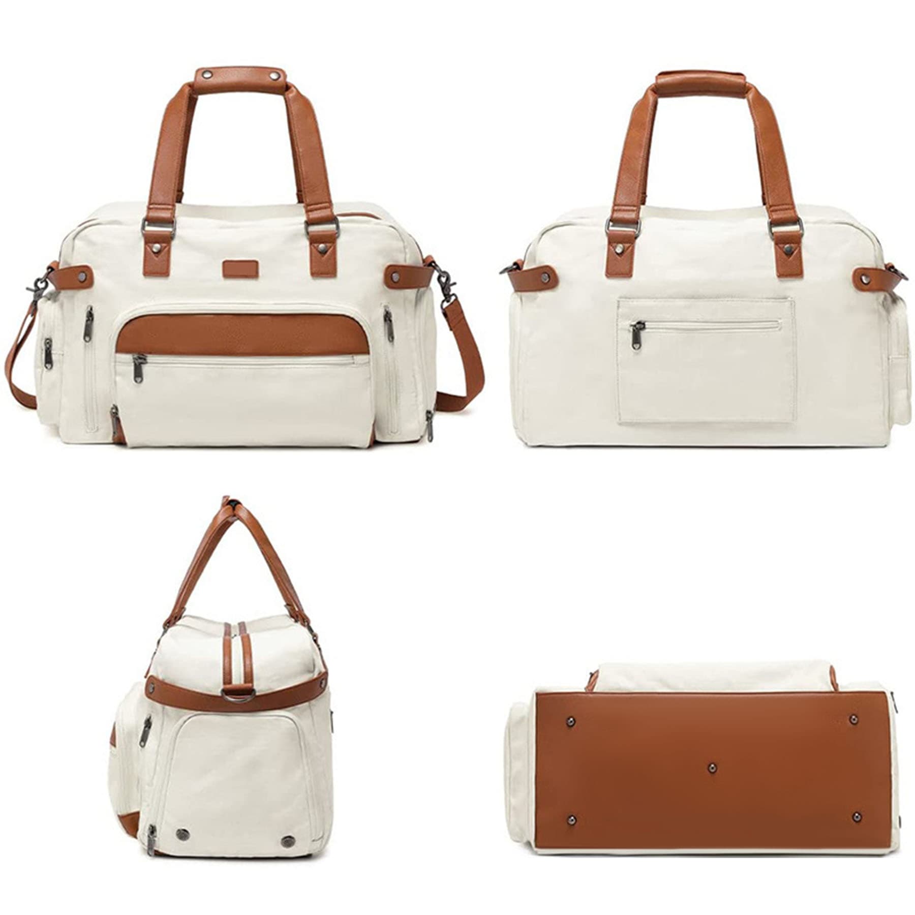 Canvas Overnight Travel Carry On Bag