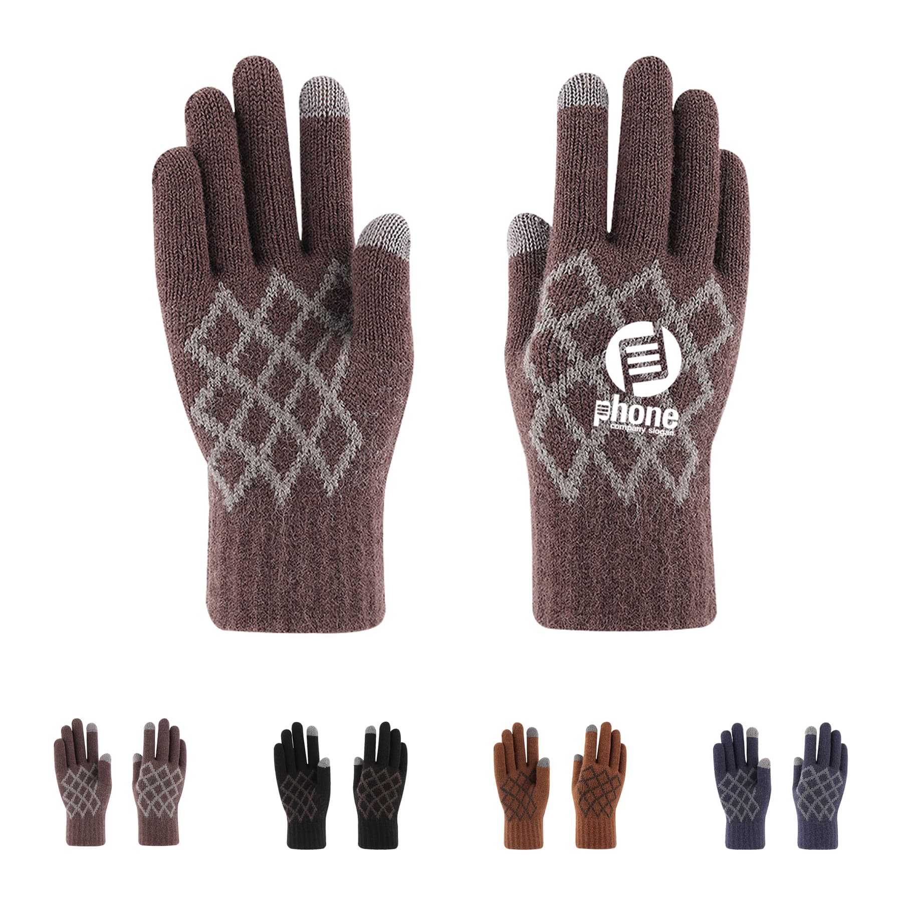 Winter Touchscreen Gloves Warm Knit