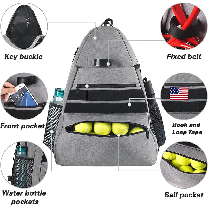 Large Tennis Backpacks with Ventilated Shoe Compartment Hold