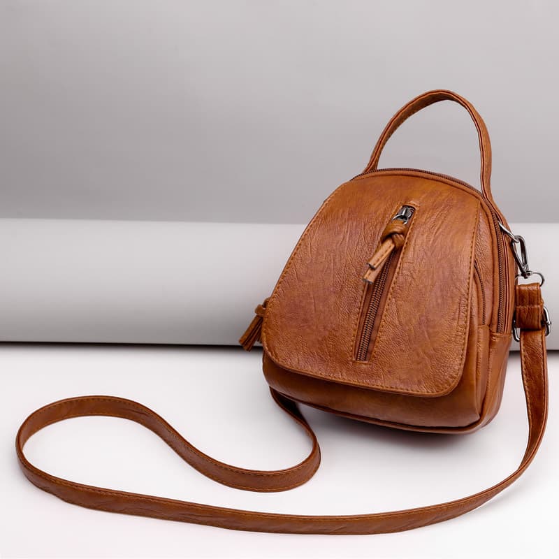 Women Genuine Leather Backpack Purse Travel Handbag College
