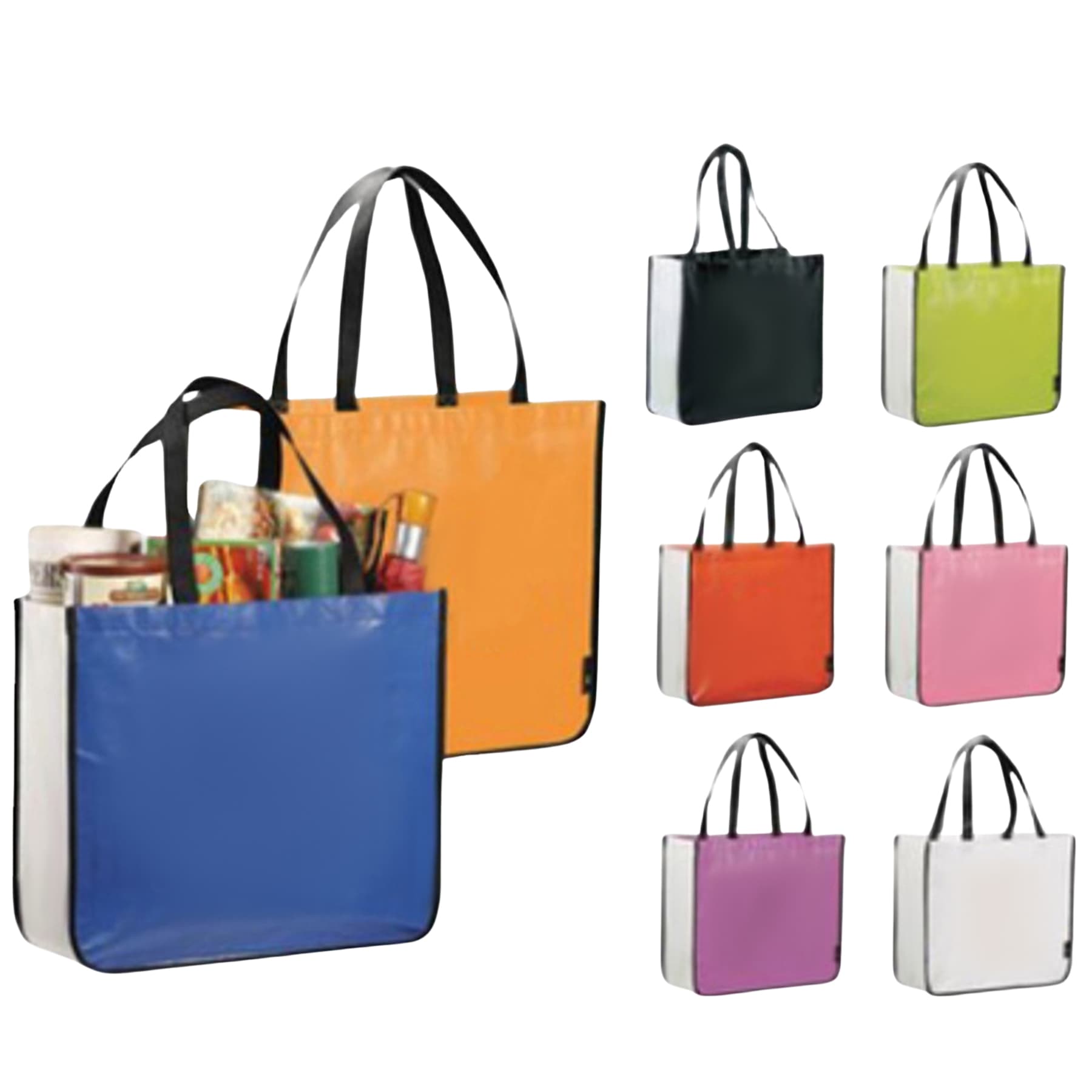 Laminated Grocery Tote Bag