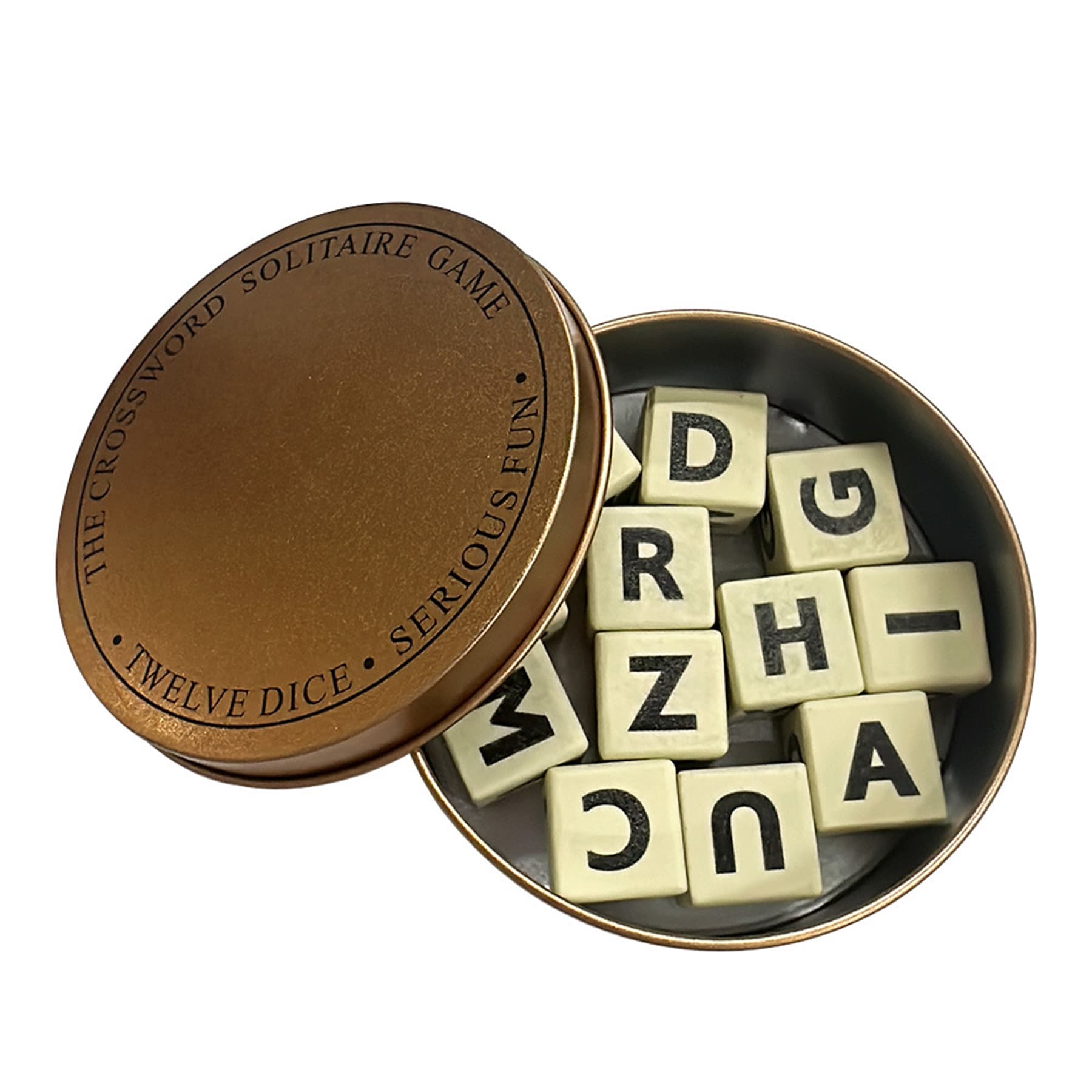 The Crossword Solitaire Game Wooden Crossword Dice Game Word Letters