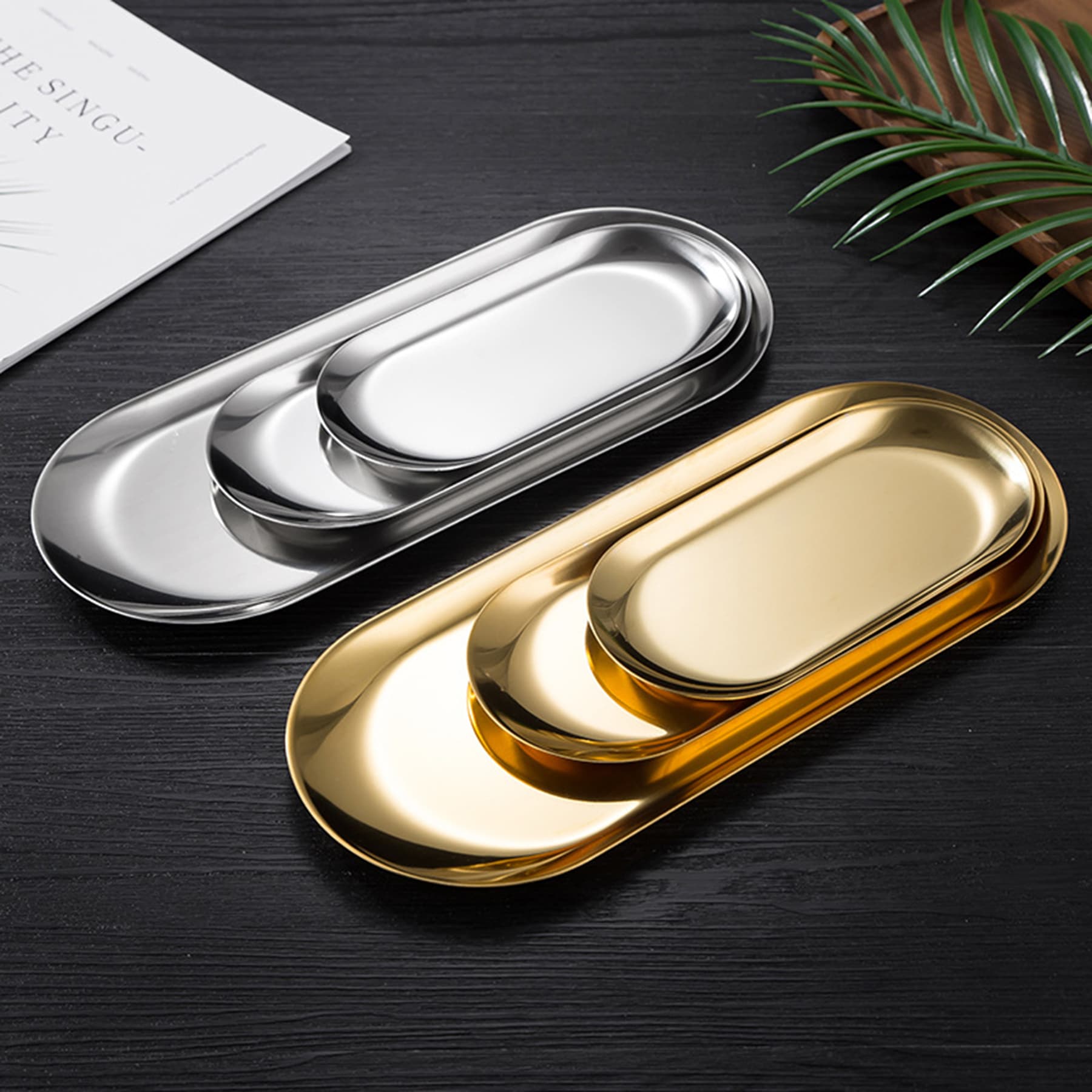 Metal Jewelry Storage Tray