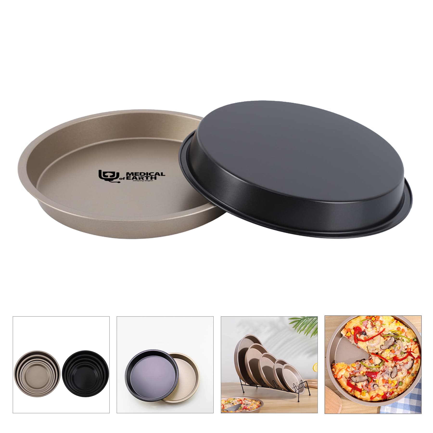 10 Inch Carbon Steel Round Pizza Pan