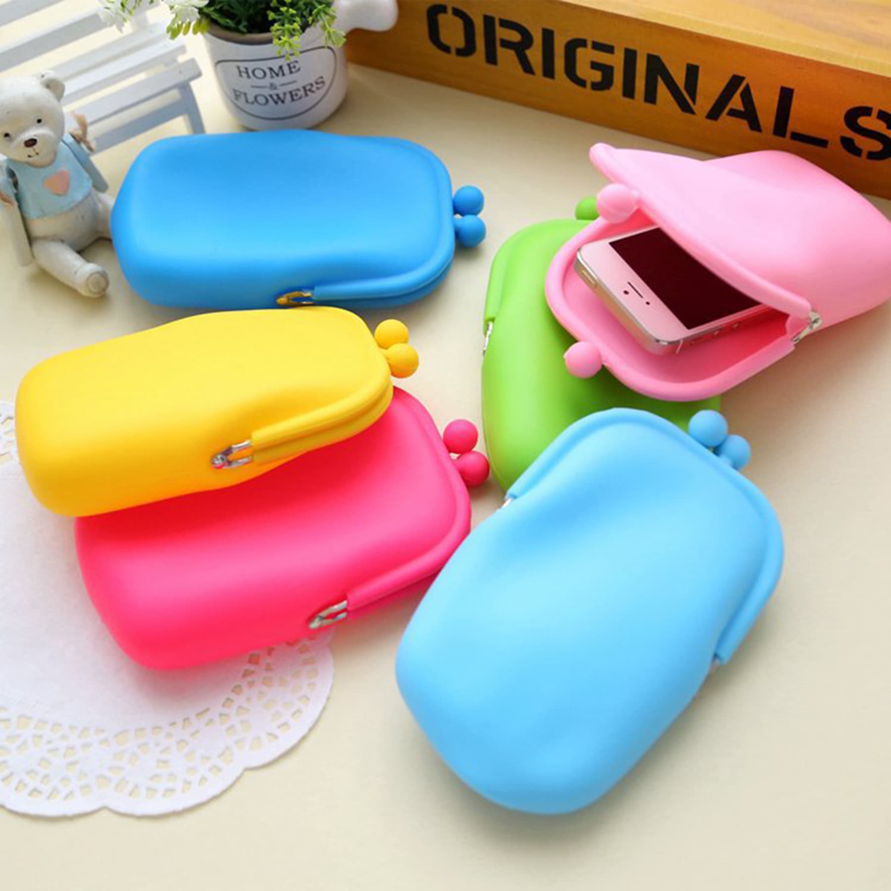 Silicone Wallet Coin Purse Holder