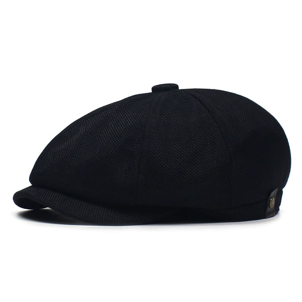 Men’s Cotton and Linen Newsboy Cap