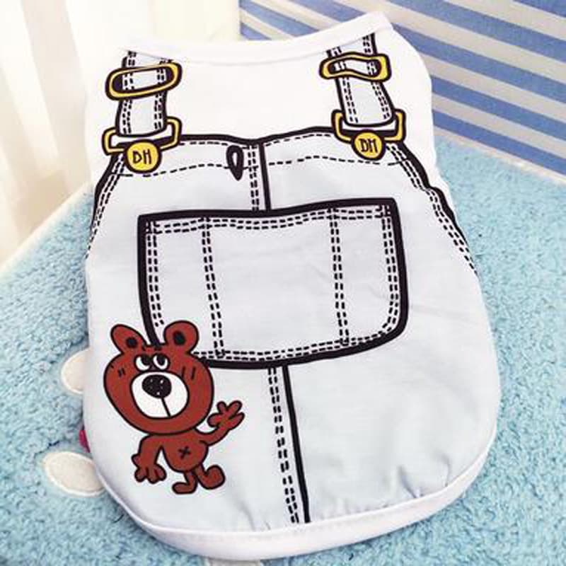 Dog Shirts Pet Printed Clothes