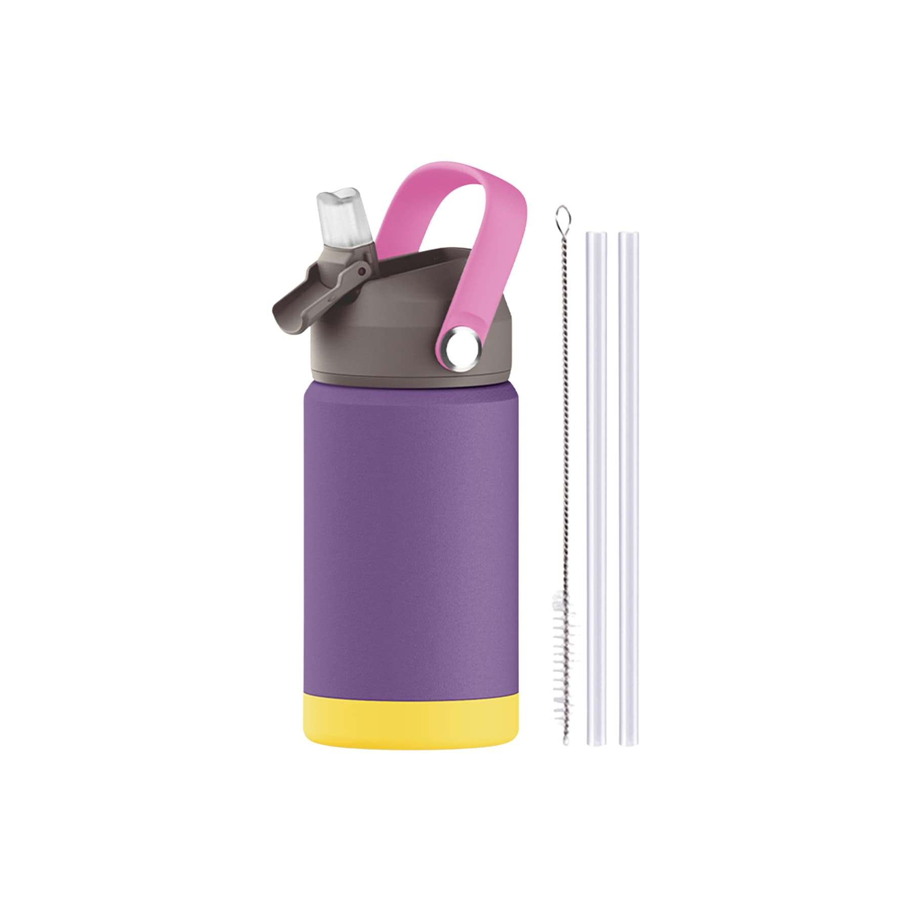 12-ounce insulated water bottle with soft spout for kids