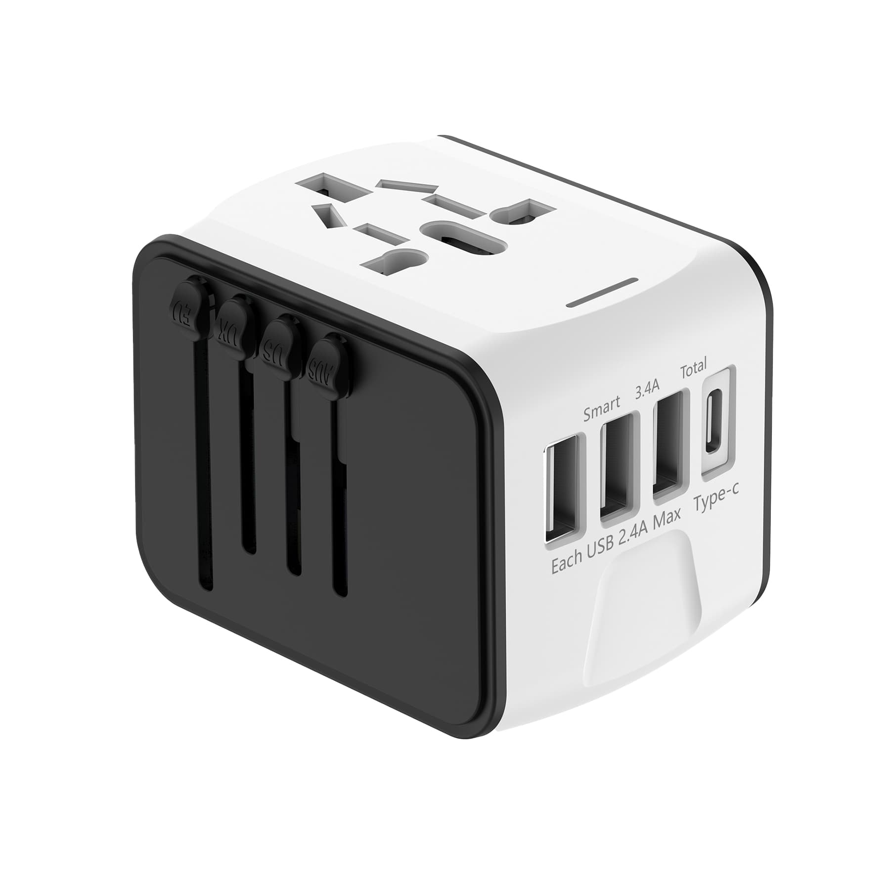 Universal Adaptor Traval Plug Converter 4 USB