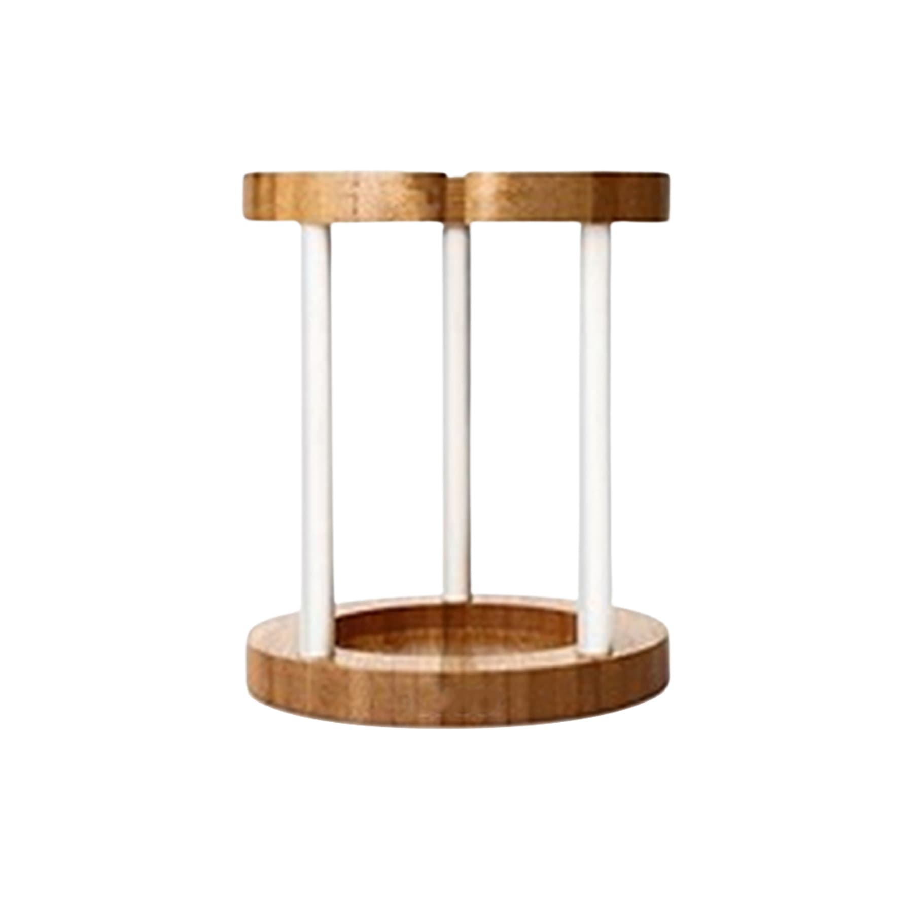 Wooden home desktop speaker stand