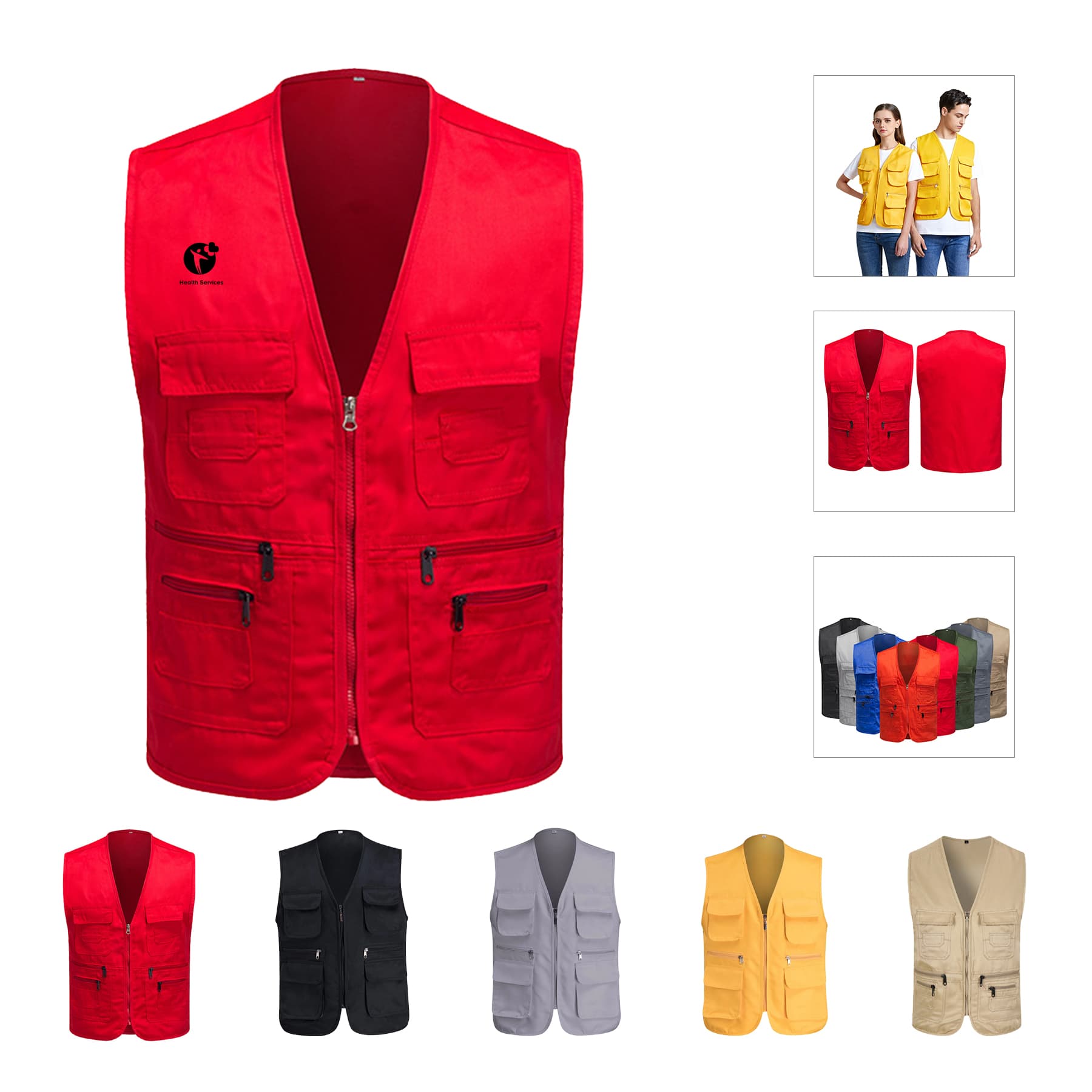 Outdoor Multi-Pockets Vest