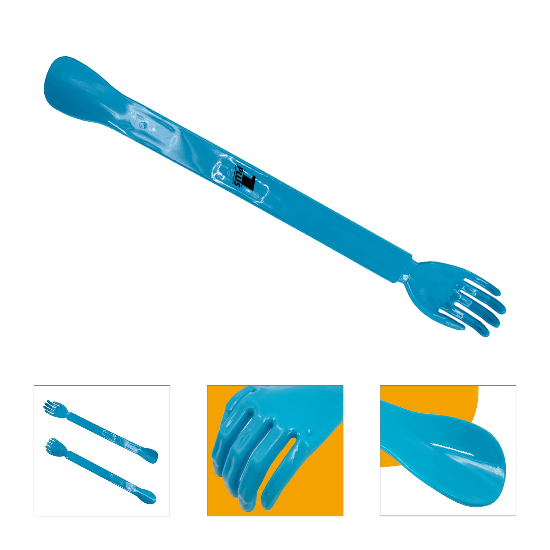 2 in 1 Hand-Shaped Back Scratcher with Shoe Horn