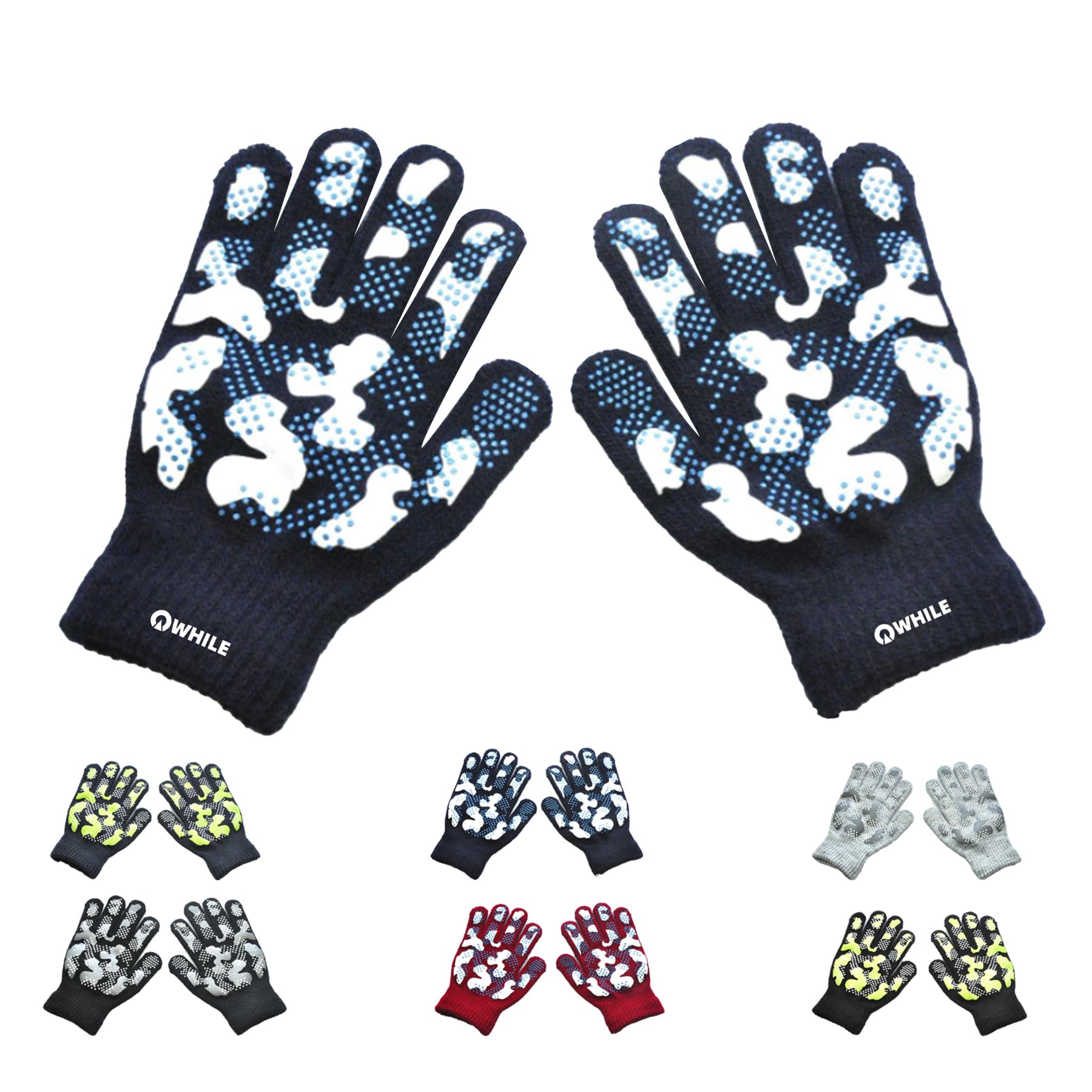 Boys Girls Magic Stretch Gripper Gloves