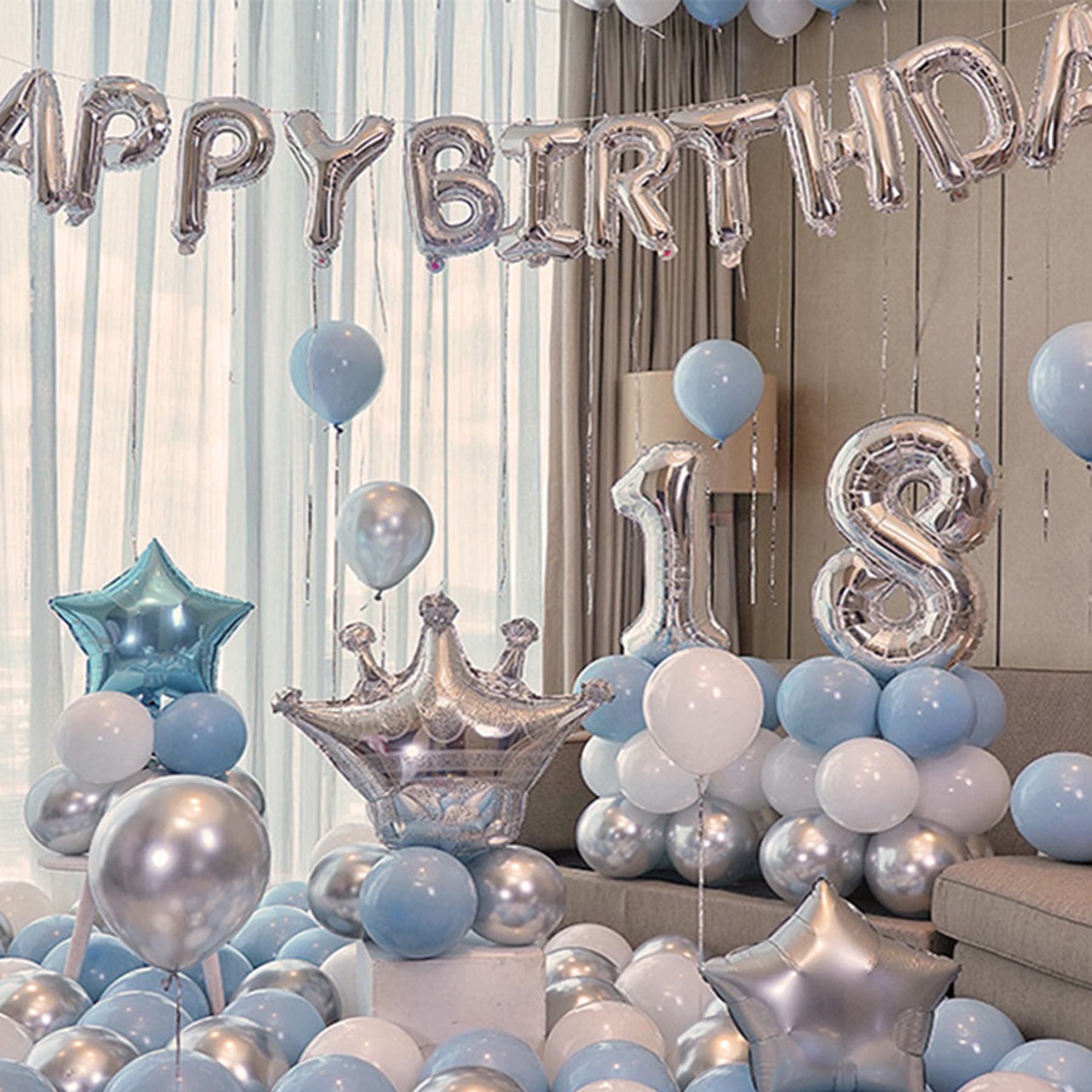 Birthday Party Balloons Set