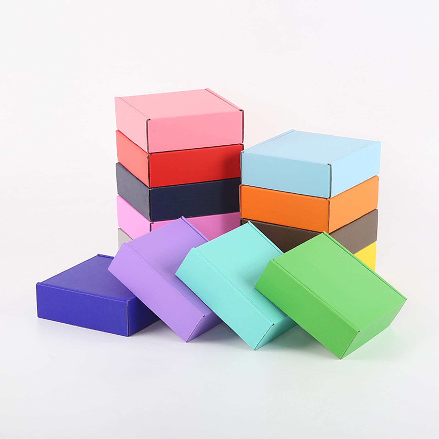 Colorful Airplane Box Packing Box Three-layer Corrugated Hard Kraft Paper Box