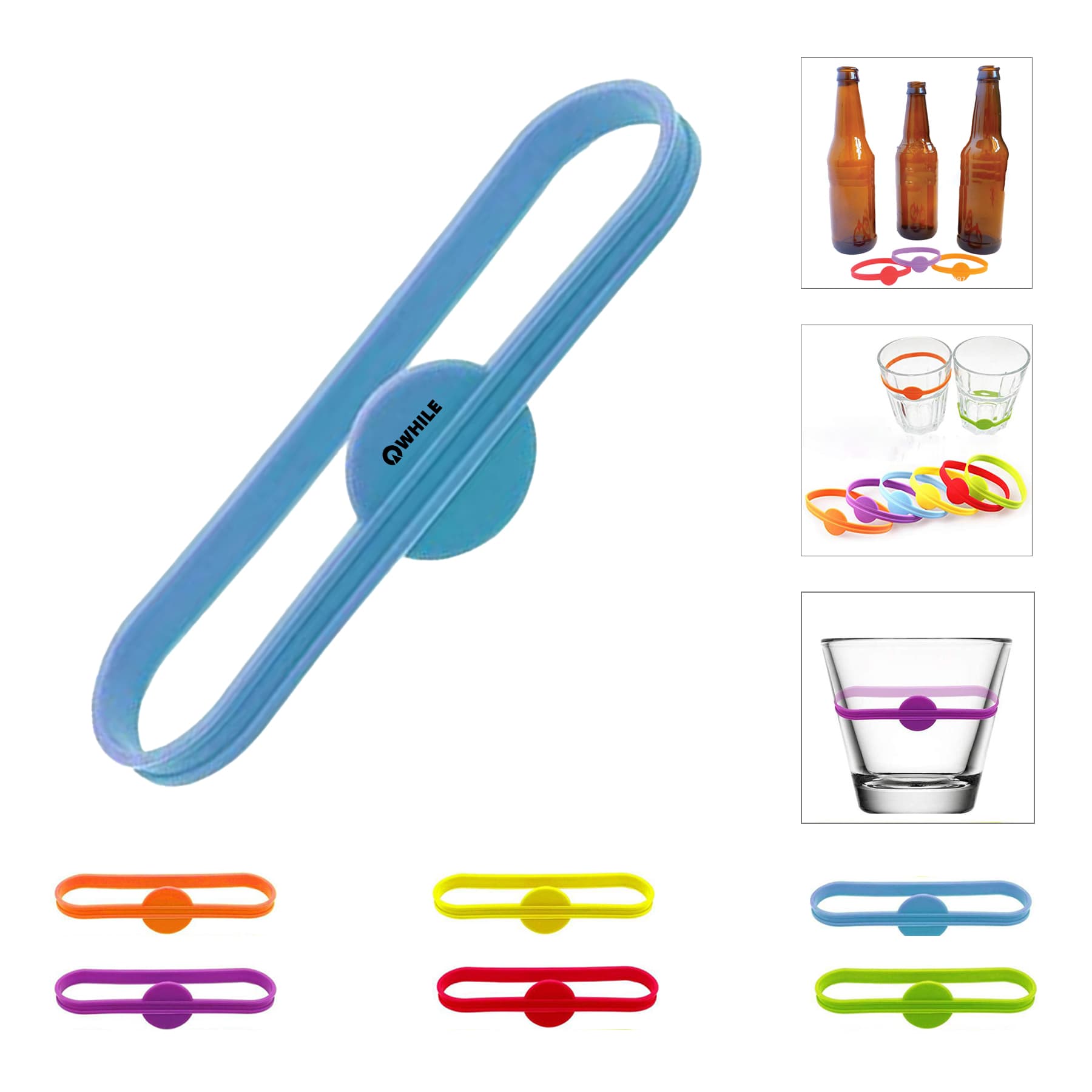 Silicone Wine Cup Glass Markers Party Goblet Marking Tags