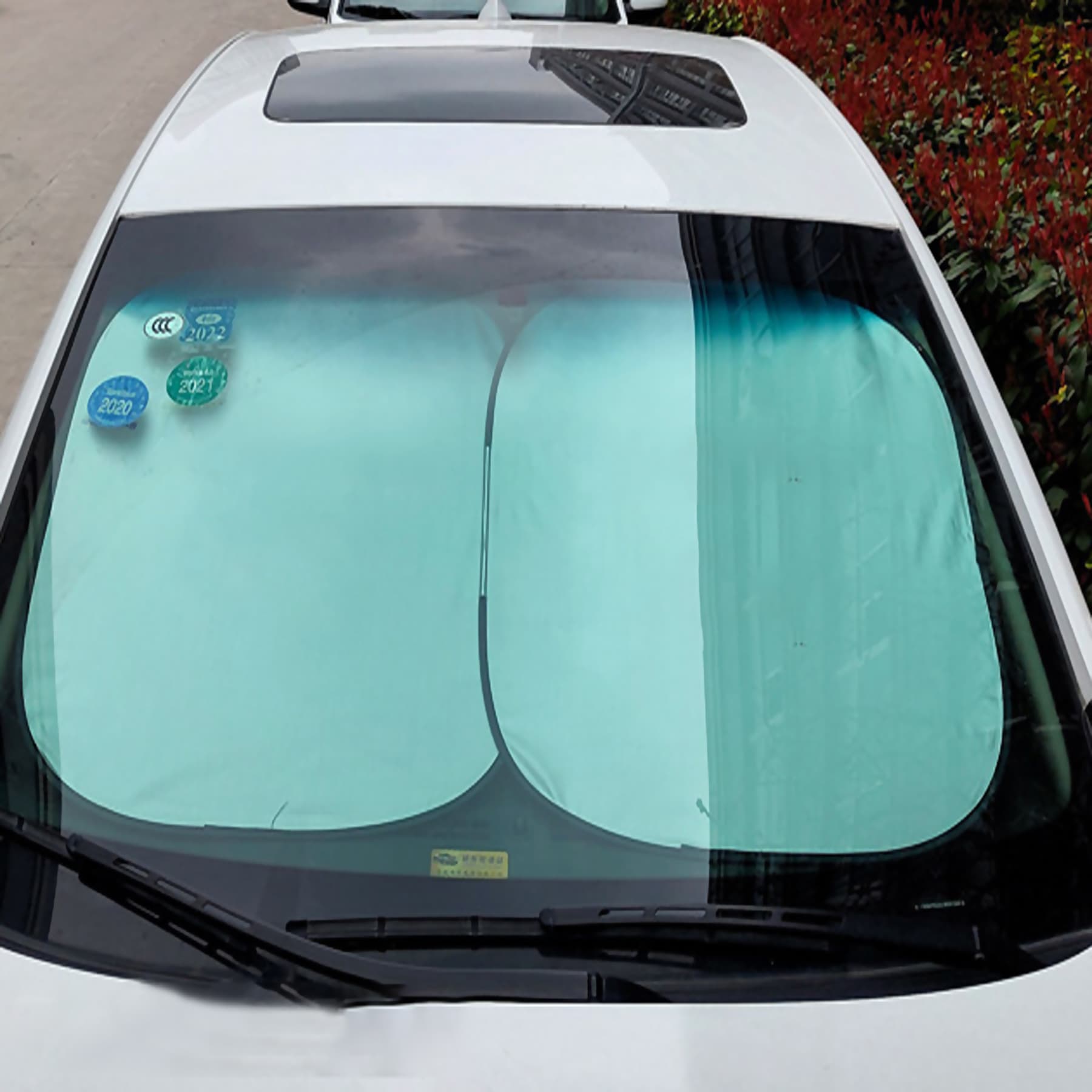 Car Windshield Sun Shade with Pouch